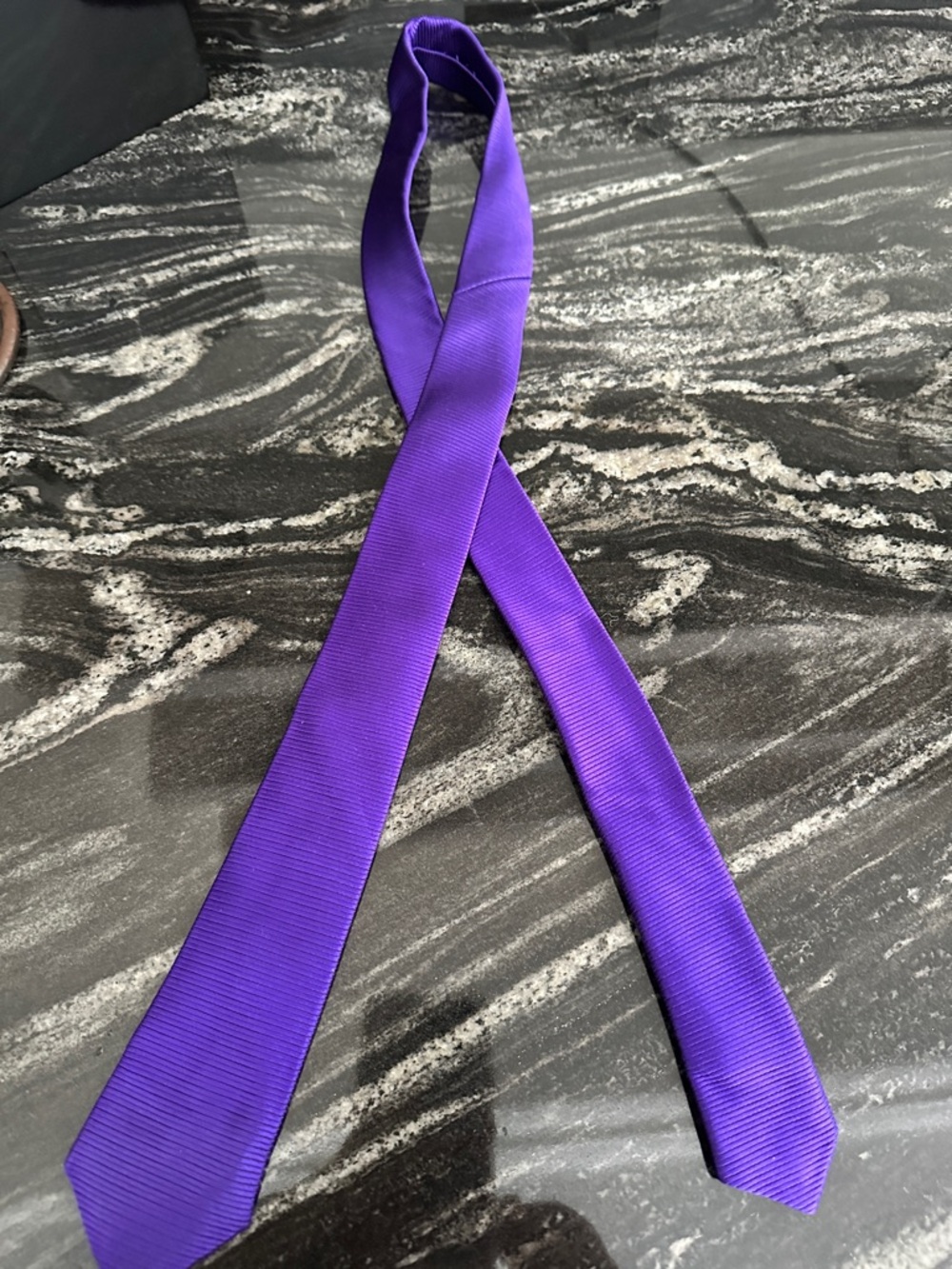 Purple boy ‘s tie
